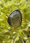 Pierścionek Moss Brùna z agatem mszystym no. 02